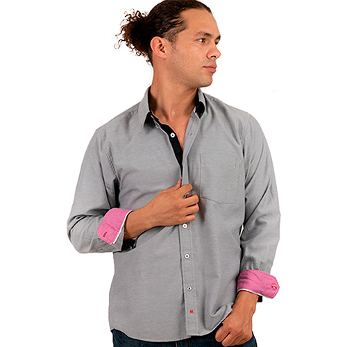 CAMISA MAG OXFORD CABALLERO MANGA LARGA - Vista 2